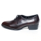 Men's Plain Toe Leather Lace up Oxford Shoes