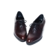 Men's Plain Toe Leather Lace up Oxford Shoes