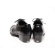 Men's Cap Toe Leather Closed Lacing High Heel Oxford Shoes