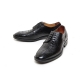 Men's Animal Pattern Cow Leather Lace Up Oxford Shoes