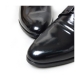 Men's Plain Toe Wrinkle Open Lacing Oxford Shoes