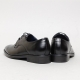 Men's Round Toe Wrinkle Open Lacing Synthetic Leather Oxford Shoes