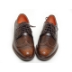 Men's Wing Tip Longwing Brogue Synthetic  Leather Open Lacing Oxford Shoes