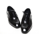 Men's Wing Tip Leather Closed Lacing Oxford Dance Shoes