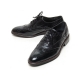 Men's Wing Tip Brogue Wrinkle Leather Closed Lacing Oxford Shoes
