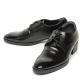 Men's Plain Toe Synthetic Leather Increase Height Open Lacing High Heel Oxford Elevator Shoes