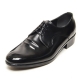 Men's Plain Toe Wrinkle Synthetic Leather Open Lacing oxfords big size shoes