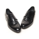 Men's Plain Toe Wrinkle Synthetic Leather Open Lacing oxfords big size shoes