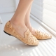 Women's synthetic suede square toe Loafer Shoes