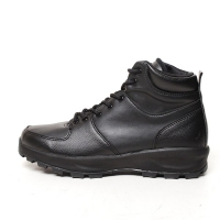Men's Synthetic Leather Eyelet Lace Up Side Zip Back Tap Combst Sole High Tops Sneaker Shoes