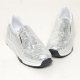 Women's Vintage Synthetic Leather Elastic Band Sneakers Shoes