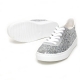 Women's Glitter Gold Silver White Platform Lace Up Sneakers Shoes
