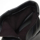 Women's soft black leather thick high platform wedge heels side zip booties