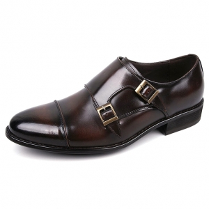https://what-is-fashion.com/5525-42802-thickbox/men-s-cap-toe-brown-leather-double-buckle-strap-monk-shoes.jpg