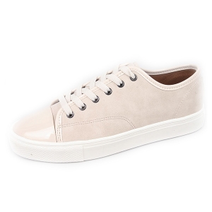 https://what-is-fashion.com/5587-43448-thickbox/men-s-glossy-round-toe-cap-lace-ups-sneakers-beige.jpg