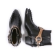 Belt Strap Black Crocodile Leather Western Boots