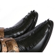 Belt Strap Black Crocodile Leather Western Boots