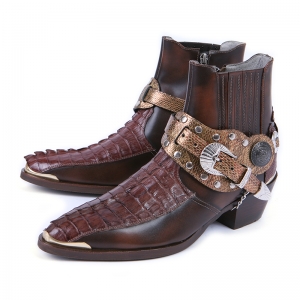 https://what-is-fashion.com/5625-43805-thickbox/genuine-crocodile-leather-brown-western-boots.jpg