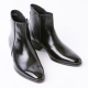 New Black Leather Ankle Boots