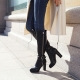 Women's Mid calf high heel long boots