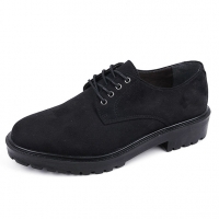 Men's round toe synthetic suede casual shoes
