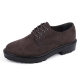 Brown synthetic suede casual shoes