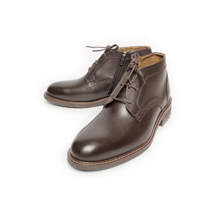Brown Leather Chukka Boots