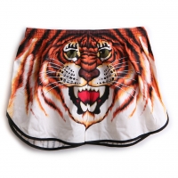 Men's tiger animal pattern cotton boxer briefs underwear trunk slip pants