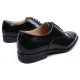 Men's Cap Toe Black Leather Oxford Dress Shoes