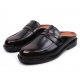 Men's Brown Slip on Penny Loafer Mules Shoes