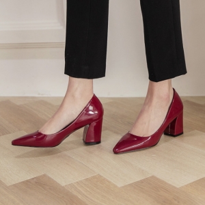 https://what-is-fashion.com/5745-44412-thickbox/pointed-toe-glossy-wine-chunky-med-heel-pumps.jpg