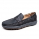 Men's Slip On Wedge Heel Penny Loafer Comfort Golf Shoes US6.5 - US10.5