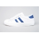 Men's White platform Padding Entrance Canvas Blue Fashion Sneakers
