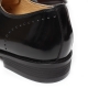 Men's Wing Tip Black Leather Oxford Dress Shoes