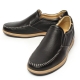 Men's Black Cow Leather Slip On Casual Loafer Shoes US6.5 - US10