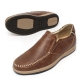 Men's Brown Cow Leather Slip On Casual Loafer Shoes US6.5 - US10