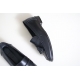 Women's Black Cow Leather Tassel Loafer Dress Shoes US5-US10