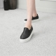 Women's Thick Platform Side Wrinkle Slip On Loafer Sneakers﻿﻿ shoes