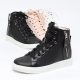 Women's Increase Height Hidden Wedge Insole High Top Shoes﻿﻿