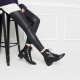 Women's Flat Pointed Toe Low Heel Ankle Boots