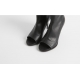 Women's Open Toe Side Zip Stiletto High Heel Ankle Boots