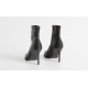 Women's Open Toe Side Zip Stiletto High Heel Ankle Boots