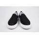 Men's White Platform Slip On Fabric Loafer Sneakers