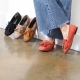 Women's Orange Double Layer Fringe Tassel Low Heel Loafer Shoes