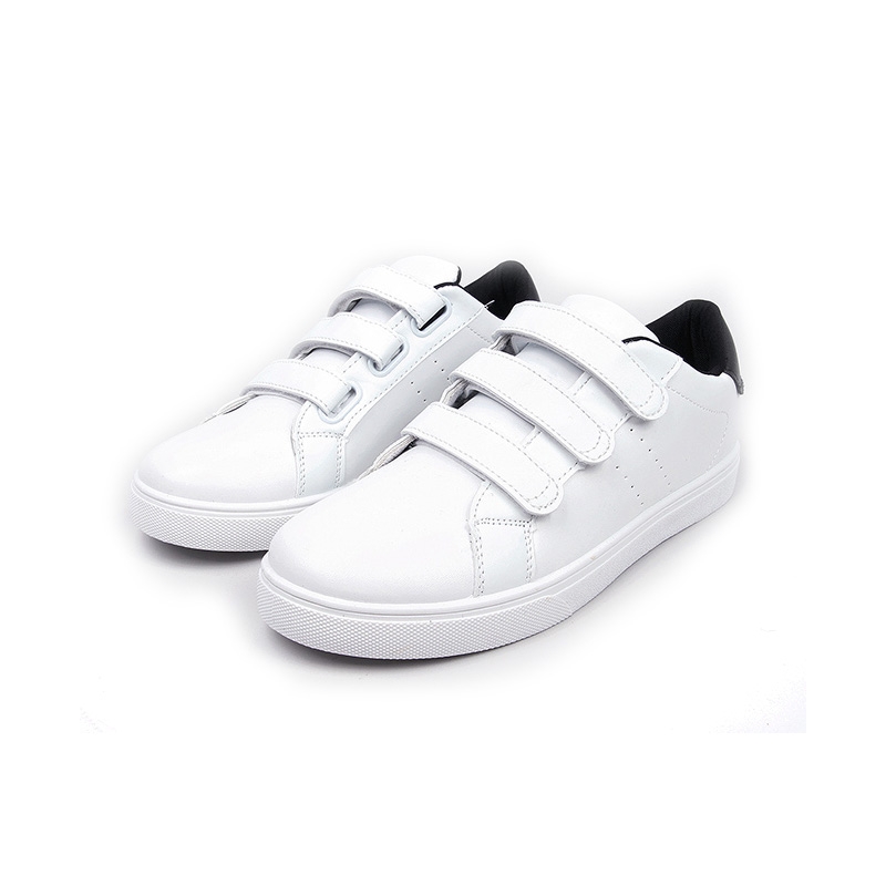 Men's White Platform Triple Strap White Fashion Sneakers Shoes