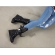 Women's Cap Toe Triple Velcro Strap Increase Height Hidden Wedge Insole Back Zip Mid-Calf Boots