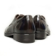 Men's Classic Round Toe Brown Leather Formal Stitch Double Wrinkle Comfort Open Lacing Dress Oxfords Shoes