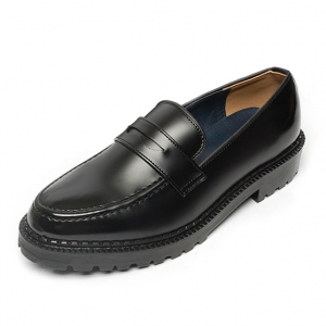 https://what-is-fashion.com/6019-46633-thickbox/men-s-apron-toe-u-line-stitch-black-synthetic-leather-penny-loafers-shoes.jpg