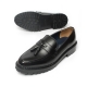 Men's Apron Toe Black Synthetic Leather Combat Sole Platform High Heel Tassel Loafers Shoes