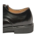 Men's Plain Toe Black Synthetic Leather Comfort fit Open Lacing Dress Oxfords Shoes